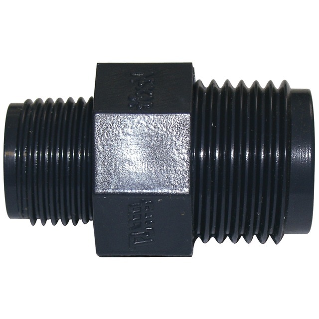 Mamelon Polypropylene Double Reduit Male 2" 50X60 - Male 1"1/2 40X49 référence fournisseur 33055671